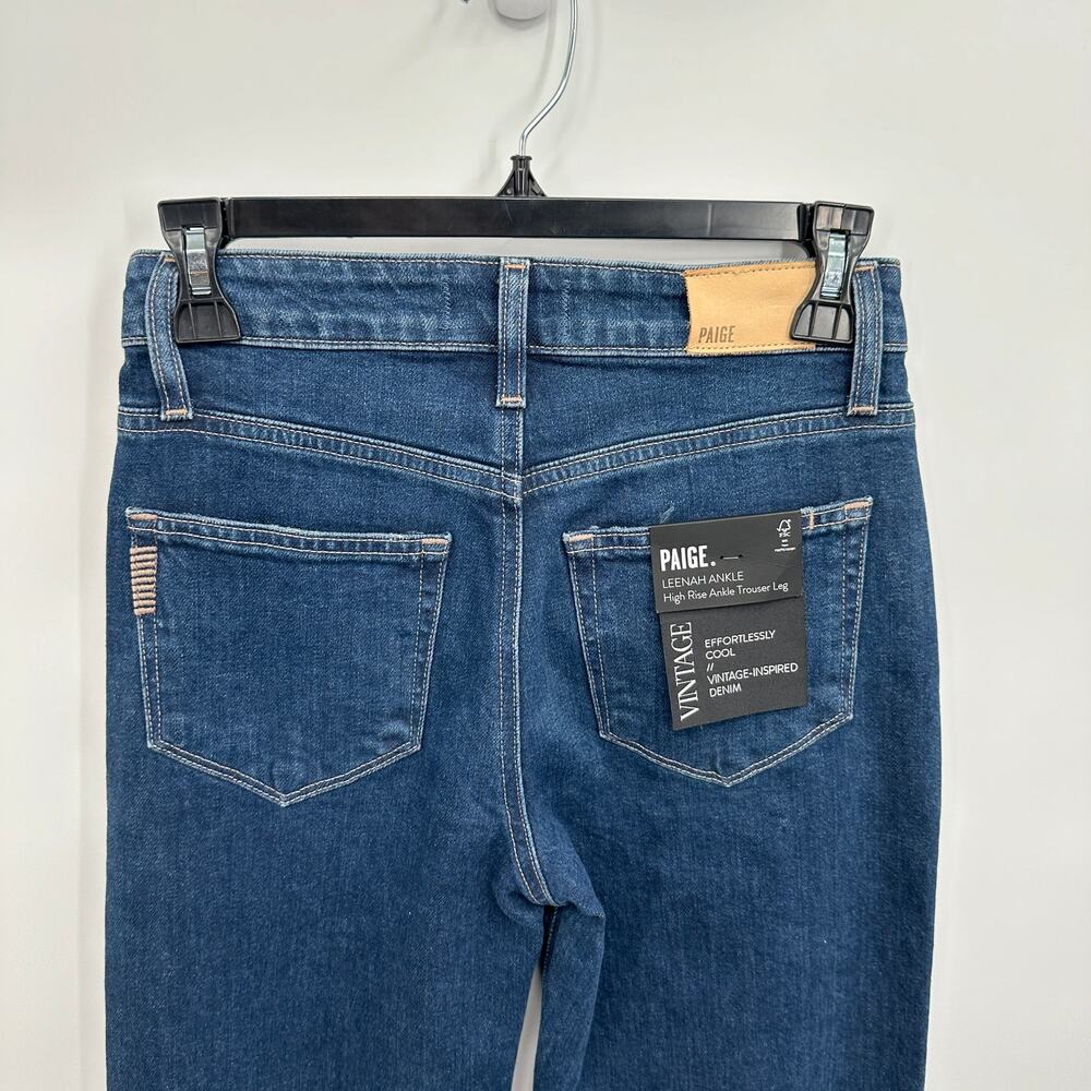 PAIGE DENIM NWT Leenah Wide Leg Ankle Jean in Gracie Lou // 00 - Picture 10 of 13